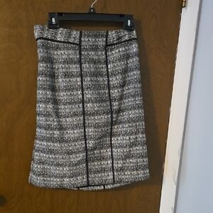 Elegant Black and White Women's Skirt